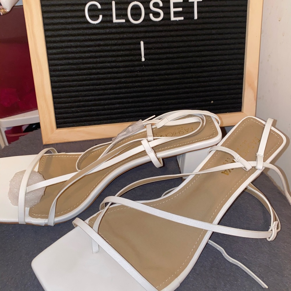Fashion Nova square heels